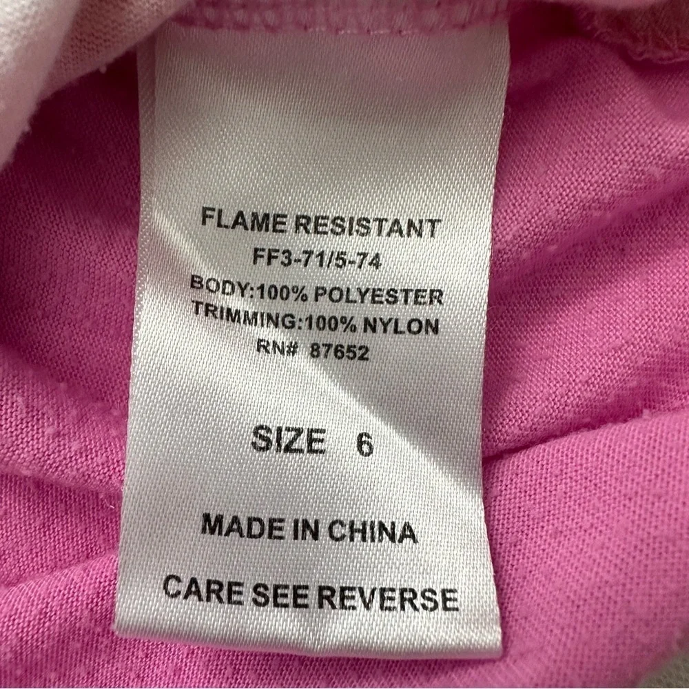 Disney Pink Little Mermaid Nightgown Size 6